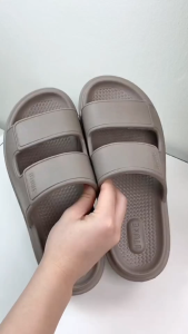 Dép Quai Ngang CROOKY Đúc Nguyên Khối EVA Cao Cấp Êm Nhẹ Dép Bánh Mì Giày Sandal Nam Nữ Chống Trượt