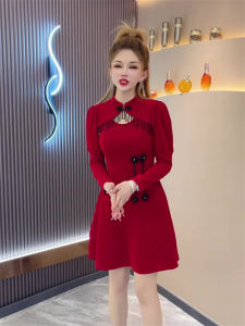 Retro Chinese Style Fringe Design Women's Dress Slimming High Waist Short Skirt Elegant Fashionable Winter New Arrival\\n\\nWelcome to our latest fashion collection! Today, we are excited to introduce the Retro Chinese Style Fringe Design Women's Dress - a perfect blend of elegance, comfort, and timeless style. This dress features a slimming high waist short skirt and an exquisite fringe design, making it a must-have addition to any winter wardrobe. In this article, we will explore what makes this dress stand out, how to style it, who can wear it, and why you should choose it.\\n\\n What Makes This Dress Stand Out?\\n\\n Key Features of the Retro Chinese Style Dress\\n\\nThe Retro Chinese Style Fringe Design Women's Dress is a unique piece that combines traditional Chinese elements with modern fashion trends. The dress features a high waist short skirt, which provides a flattering silhouette and accentuates your curves. Additionally, the fringe design adds a touch of elegance and sophistication, making it a perfect choice for both casual and formal occasions.\\n\\n Slimming High Waist Skirt: Perfect for Any Figure\\n\\nOne of the standout features of this dress is its slimming high waist skirt. This design flatters any figure by creating an elongated look and highlighting your natural waistline. The high waist also helps to cinch in your waist, giving you a more defined hourglass shape. Whether you have an apple, pear, or hourglass figure, this dress will make you look and feel fabulous.\\n\\n Fringe Design: Adding Elegance to Your Winter Fashion\\n\\nThe fringe design on this dress is a beautiful addition that elevates your winter wardrobe. The delicate fringes add movement and texture to the dress, making it a standout piece in any outfit. The fringe design also adds a touch of bohemian charm, perfect for those who love to mix traditional and modern styles.\\n\\n How to Style This Dress?\\n\\n Pairing the Retro Chinese Style Dress with Accessories\\n\\nTo make the most out of this dress, consider pairing it with some statement accessories. A pair of chunky gold hoop earrings or a delicate pearl necklace can add a touch of elegance to your look. Alternatively, you can opt for a bold statement necklace or a pair of chunky bracelets to make a fashion statement. Don't forget to add a pair of stylish heels or ankle boots to complete your outfit.\\n\\n Elevating Your Look with the Slimming High Waist Skirt\\n\\nTo elevate your look even further, consider styling this dress with a tailored blazer or a fitted cardigan. This will create a chic and sophisticated look that is perfect for both casual and formal occasions. You can also experiment with different hairstyles, such as a sleek updo or loose waves, to complement the dress.\\n\\n Adding a Touch of Elegance with the Fringe Design\\n\\nTo make the most out of the fringe design, consider pairing this dress with some simple accessories. A pair of silver hoop earrings or a delicate bracelet can help to balance out the bohemian charm of the fringes. You can also experiment with different makeup looks, such as a bold red lip or a smoky eye, to enhance your overall look.\\n\\n Who Can Wear This Dress?\\n\\n Women of All Ages: Embrace Retro Chinese Style\\n\\nThe Retro Chinese Style Fringe Design Women's Dress is a versatile piece that can be worn by women of all ages. Whether you're a young professional or a mature woman, this dress will make you look and feel fabulous. The traditional Chinese elements combined with modern fashion trends make it a timeless piece that will never go out of style.\\n\\n Sizes & Fit: Finding the Perfect Fit for You\\n\\nThis dress comes in a range of sizes to ensure that every woman can find the perfect fit. The slimming high waist skirt provides a flattering silhouette that accentuates your curves, while the fringe design adds a touch of elegance and sophistication. Be sure to check the sizing chart before purchasing to ensure that you get the right size for you.\\n\\n Occasions: From Casual to Formal Events\\n\\nThe Retro Chinese Style Fringe Design Women's Dress is a versatile piece that can be worn on a variety of occasions. Whether you're attending a casual brunch or a formal event, this dress will make you look and feel fabulous. The slimming high waist skirt provides a flattering silhouette, while the fringe design adds a touch of elegance and sophistication.\\n\\n Why Choose This Dress?\\n\\n Quality & Comfort: Trustworthy Materials & Construction\\n\\nThe Retro Chinese Style Fringe Design Women's Dress is made from high-quality materials that provide both comfort and durability. The slimming high waist skirt is designed to flatter any figure, while the fringe design adds a touch of elegance and sophistication. The dress is constructed with care to ensure that it will last for years to come.\\n\\n Versatility: A Multi-Purpose Fashion Statement\\n\\nThe Retro Chinese Style Fringe Design Women's Dress is a versatile piece that can be worn on a variety of occasions. Whether you're attending a casual brunch or a formal event, this dress will make you look and feel fabulous. The slimming high waist skirt provides a flattering silhouette, while the fringe design adds a touch of elegance and sophistication.\\n\\n Lasting Appeal: A Timeless Piece for Your Wardrobe\\n\\nThe Retro Chinese Style Fringe Design Women's Dress is a timeless piece that will never go out of style. The traditional Chinese elements combined with modern fashion trends make it a versatile piece that can be worn on a variety of occasions. Whether you're attending a casual brunch or a formal event, this dress will make you look and feel fabulous.\"