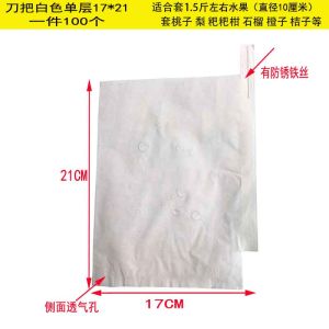 Sun Protection Grape Fruit Bags White Paper Bag Pomegranate Anti Bird Rain Proof Rose Apple Mango Gardening Supplies