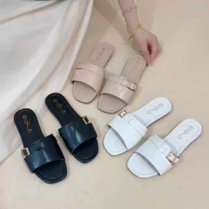 Trendy womens roman sandals - new summer collection french-style flat commute-friendly fairy sandals & slides 208