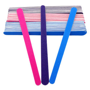 20pcs Professional Wooden Nail Files Double Ended Widths Assorted Colors Salon-Quality Manicure Tools Precision Shaping Nails
