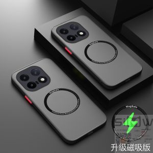 Transparent Protective Case for Vivo Iqoo15 Full Cover Anti-Fall Soft Hard Shell Magnetic Absorption Men Women New Model Iq Love Cool 15