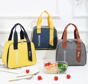 Ready Stock- Insulated Lunch Bag Box Cooler Tote Bag Cooler Bag Leakproof Picnic Bag Reusable Lunch Bag-RB ✅✅✅✅✅✅**** PRINTING CUSTOM LOGO AVAILABLE *****✅✅✅✅✅✅