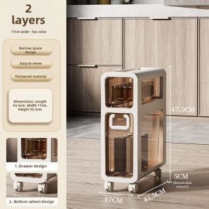 MEIZHUFU | Space-saving Narrow Space Organizer