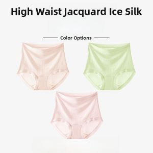 Miiow | Pregnant Women Cotton Underwear High Waist Triangle Thin Briefs No Trace Summer Comfortable Womens Innerwear Abdomen Support