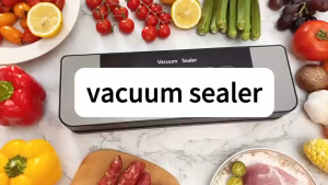 【3S sealing】DELILAH Household Food Vacuum Packaging Machine Compression Household Plastic Heat Sealing Machine Fully Automatic Maintain Portable Vacuum Sealer Machine Food Preservation Machine Vacuum Small Automatic Vacuum Machine