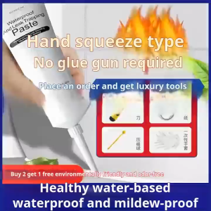 Super strong Bathroom Tile Sealant Glue Easy to operate hard curing Inhibit mold Leak proof Paste Quickly seal and repair damaged surfaces Waterproof And Mildew-proof Glue