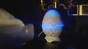 ✅100% Original AMZ Dinosaur Egg LED Starry Sky Lamp Galaxy Projector Lamp Bluetooth Music Cracked Nebula