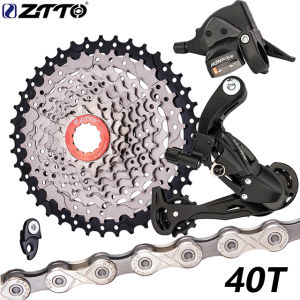 ZTTO MTB 9 Speed Set 1X9 Shifter Rear Derailleur 9V 50T Cassette K7 Sprocket Parts For m370 m430 m590 DEORE Single Crank System