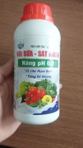 VÔI SỮA Đậm Đặc Nâng pH Đất Ức Chế Mầm Bệnh Tăng Đề Kháng  Phân Bón Cao Cấp - Chai 500ML