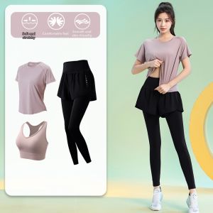 BAISILING | Moisture Wicking Sport Suit Spring/Summer Season Quick Drying Breathable Loose Fit Slim