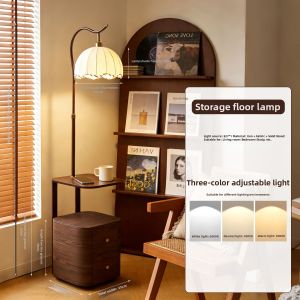 SHIGUANGSUIDAO | French Vintage Luxury Artistic Atmosphere Floor Lamp With Storage