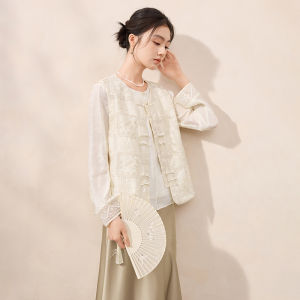 XIANGYING | New Style Chinese Aesthetic White Shirt Blouse