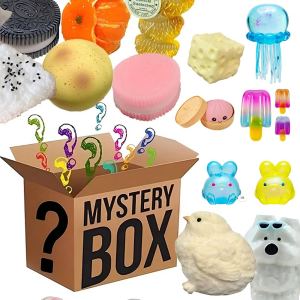 Hot Blind Box Mystery Kawaii Cat Paw Mochi Squishy Simulated Food Fidget Toy Cute Squeeze Foot Toy Antistress Stress-Relief