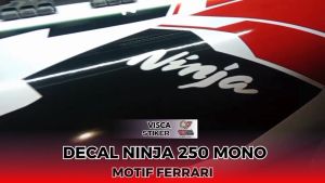 Decal Ninja 250RR Mono & Stiker Ninja 250SL Striping