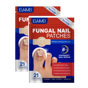 Strong Nail Strips - 1 pack 21 pieces - 8-hour nighttime nail care - Fungal Nail Strips for Sensitive Skin Easy to Apply