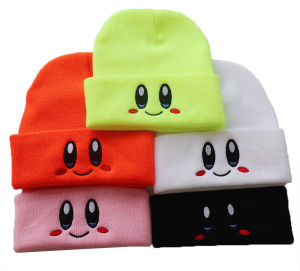 ZEEMIN Halloween Christmas Anime Cute Star Kirby Splicing Sun Hat Ash Ketchum Cosplay Hat Embroidery Pocket Adjustable Prop