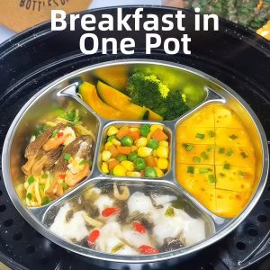 All-in-one Divided 316 Stainless Steel Food Grade Tray