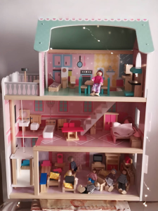 Princess Large Villa Dollhouse Wooden
