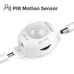 High Sensitive PIR Motion Sensor Switch DC5V-24V Delay Time Adjustable Infrared IR Detection For LED Strip Lights Night Lighting