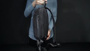 Bange Chest Bag Waterproof Mens Chest Bag Single Shoulder Crossbody Bag Mens Womens Casual Sling Bag Mens Sling Bag