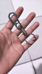 Gantungan Per Kunci Stainless Steel Carabiner DAH