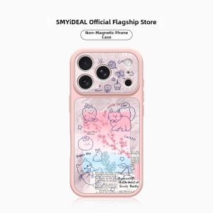Smyideal | Kawaii Cherry Blossom Cartoon Cat Anti-Drop Phone Case