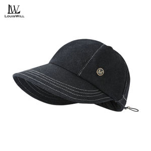 LouisWill Fashion Fisherman Hat Foldable Sun Visor Cap Cowboy Wide Brimmed  Beach Cap Women Sun Cap Sun Protection Cap UV Protection for Summer Outdoor Travel