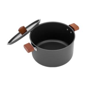 Portable Lightweight Fast-Heating Anti-Scald Camping Pot 4L