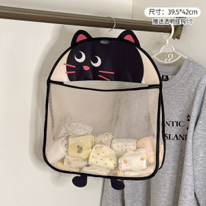 Hanging Storage Bag for Underwear And Socks Bedroom Door Back Hanging Net Pocket Wardrobe Organizer Home Use Fabric Material