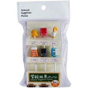 Cute Cartoon Fruit Fork School Supplies Lunch Box Decorative Tag Backpack Hat Umbrella Creative Lovely Fruit Fork