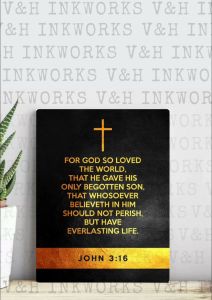 BIBLE VERSE WALL DECOR (A4 Size Sintra Board)