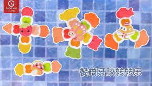 Ocean Set Spinner Baby Rattles Spinning Tops Baby Rattle Teether Suction Cup Fidget Toy Teether Multifunction Suction Cup Spinners Bc