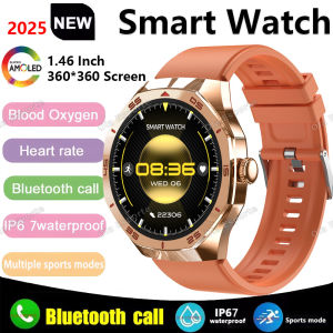 2025 New Smart Watch Men Women AMOLED HD Screen GPS Tracker Bluetooth Call Waterproof 3D Menu Fashion SmartWatch for Android IOS