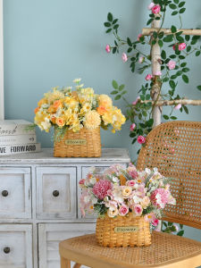 Hoa Tươi Giả Cầm Tay Bằng Tre Trang Trí Phòng Khách Hoa Tươi Giả Để Bàn Trang Trí Nhà Nội Thất Phòng Ăn Trang Trí Đám Cưới