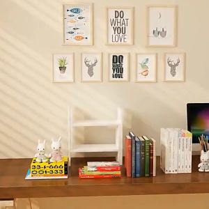 ★ Desk Organiser Shelf ★ Desktop Table Bookshelf Storage Office Document Rack Files Letter Organizer