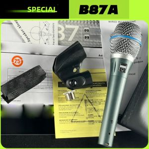 Micro Thu Âm Cầm Tay Động Lực Siêu Tim Tụ Điện Đơn Hướng Có Dây B87A Chất Lượng Cao Dành Cho Karaoke Của ZODU