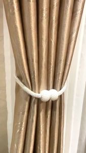 Gorden Gordyn Tirai Blackout Minimalis Salur Ulir Abstrak Bertekstur Tebal Mocca Gold Grey Abu Elegant