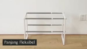 SHENAR Rak Sepatu/rak panci bawah wastafel rak dapur 2 tingkat tempat bumbu rak dapur serbaguna (MODEREND RACK)