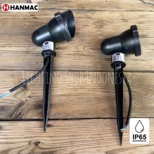 Lampu taman sorot tancap GU10 spotlight outdoor waterproof IP65 hanmac