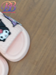 【BB】Kuromi Slippers for Kids Rubber Thick Soled Sandals Outdoor Indoor Bathroom Girls Shoes#XC-356-5S M