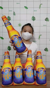 GẤU BÔNG BIA TIGER CÁ CHÉP MÌ GÓI HẢO HẢO BÁNH MÌ CÀ RỐT BÌNH SỮA TRÁI CÂY ĐỦ LOẠI DỄ THƯƠNG