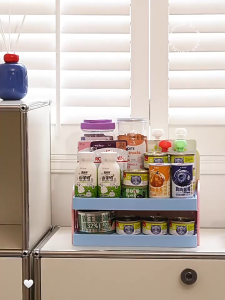 khay kệ đựng đồ ăn thú cưng (chó mèo thỏ bọ hamster sóc...) - khay đa năng đựng chén ăn chống đổ và lật - T3 PET