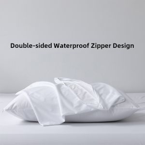 Three-Proof Pillowcase Protective Bag Breathable Sweat-Proof Oil-Proof Inner Core Cover for Pillow Protective Isolation Layer