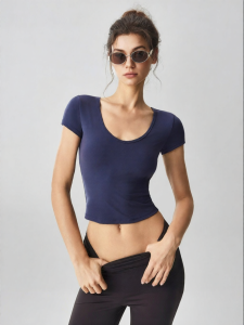 MITAOGIRL | V-Neck Breathable Quick-Dry T-Shirt