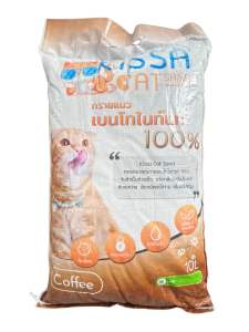 ทรายแมวเบนโทไนท์ Kissa Cat Sand  10ลิตร มี 4 กลิ่นให้เลือก