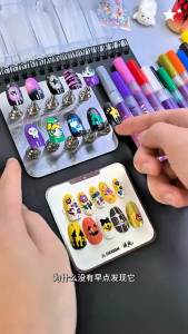 Bộ 12 Màu Bút Vẽ Nail Art Vẽ Đường Nét Thủ Công Tự Làm Bút Vẽ Móng Acrylic Bút Vẽ Graffiti Trên Móng Dùng Cho Chuyên Nghiệp & Sử Dụng Tại Nhà