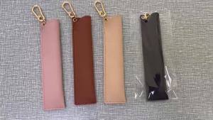 ⚑1Pcs Leather Pencil Holder School Pen Storage Bag Pen Case Kawaii Pen Protective Sleeve Small Sign Pen Cover Leather Case Gifts