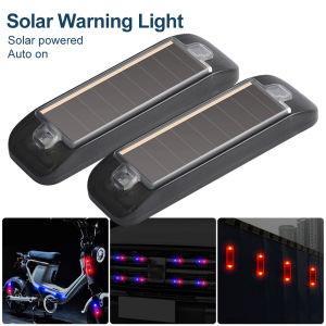 Love cut[Hot Sale]Car Warning Light Solar Powered LED Red-Blue Strobing Signal Wiring-Free Solar Flashing Light for Car Bike Motorcycle Scooters