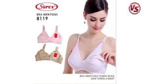 SOREX - Bra Menyusui Tanpa Kawat Original Sorex / BH Wanita Menyusui-Aurora Store (COD)